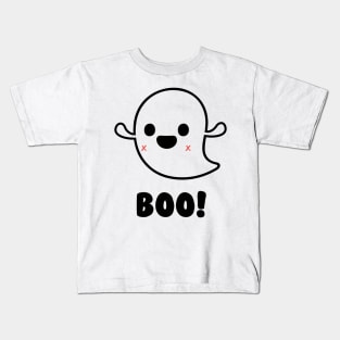 Cute Ghost Boo Halloween Kids T-Shirt